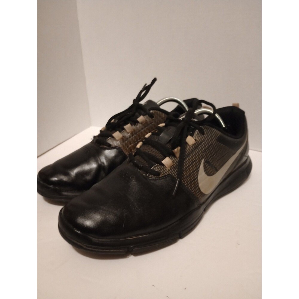 Nike Men's Golf Explorer CTRL Black Leather Spikeless Golf Shoes 704694-001 11W